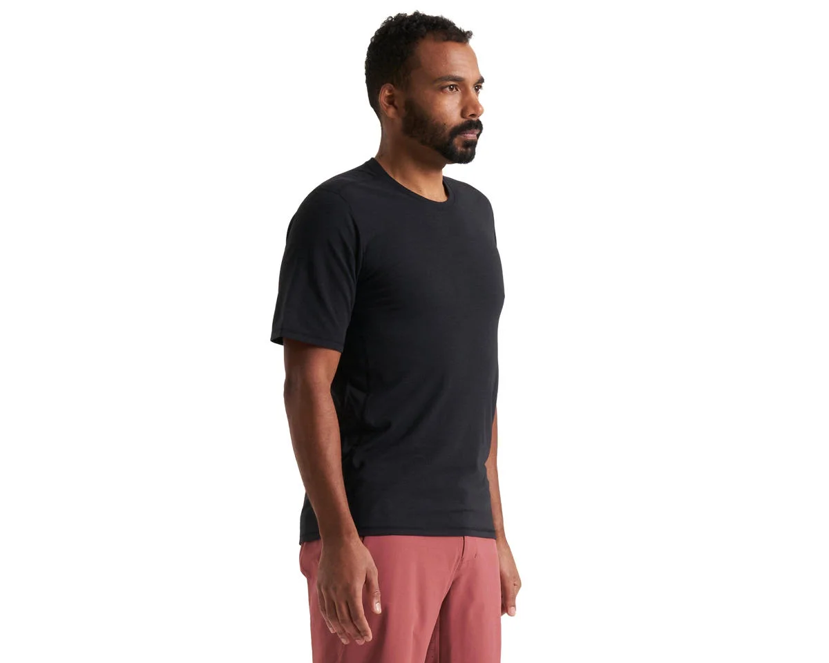 Specialized Men's Traction Short Sleeve Tee (Black) (L)